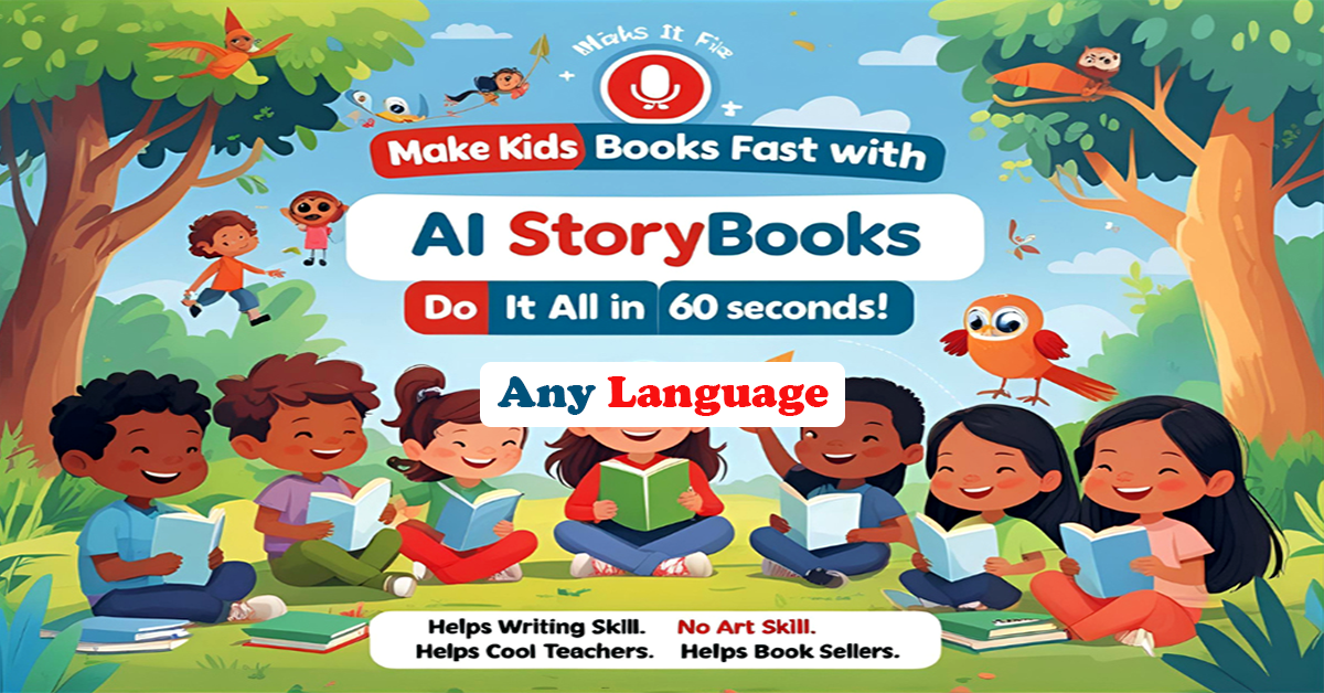 AI StoryBooks: Make Kids’ Books Fast in Any Language