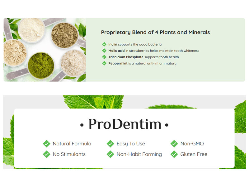 Proprietary Blend of 4 Plants and Minerals